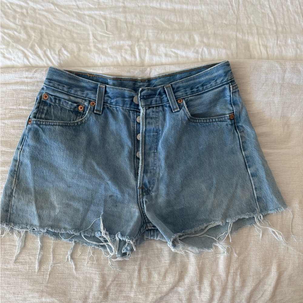 Levi's Vintage Light Blue Jean Shorts